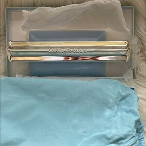 Silver & Gold Decorative Keepsake Box - Blue Accent